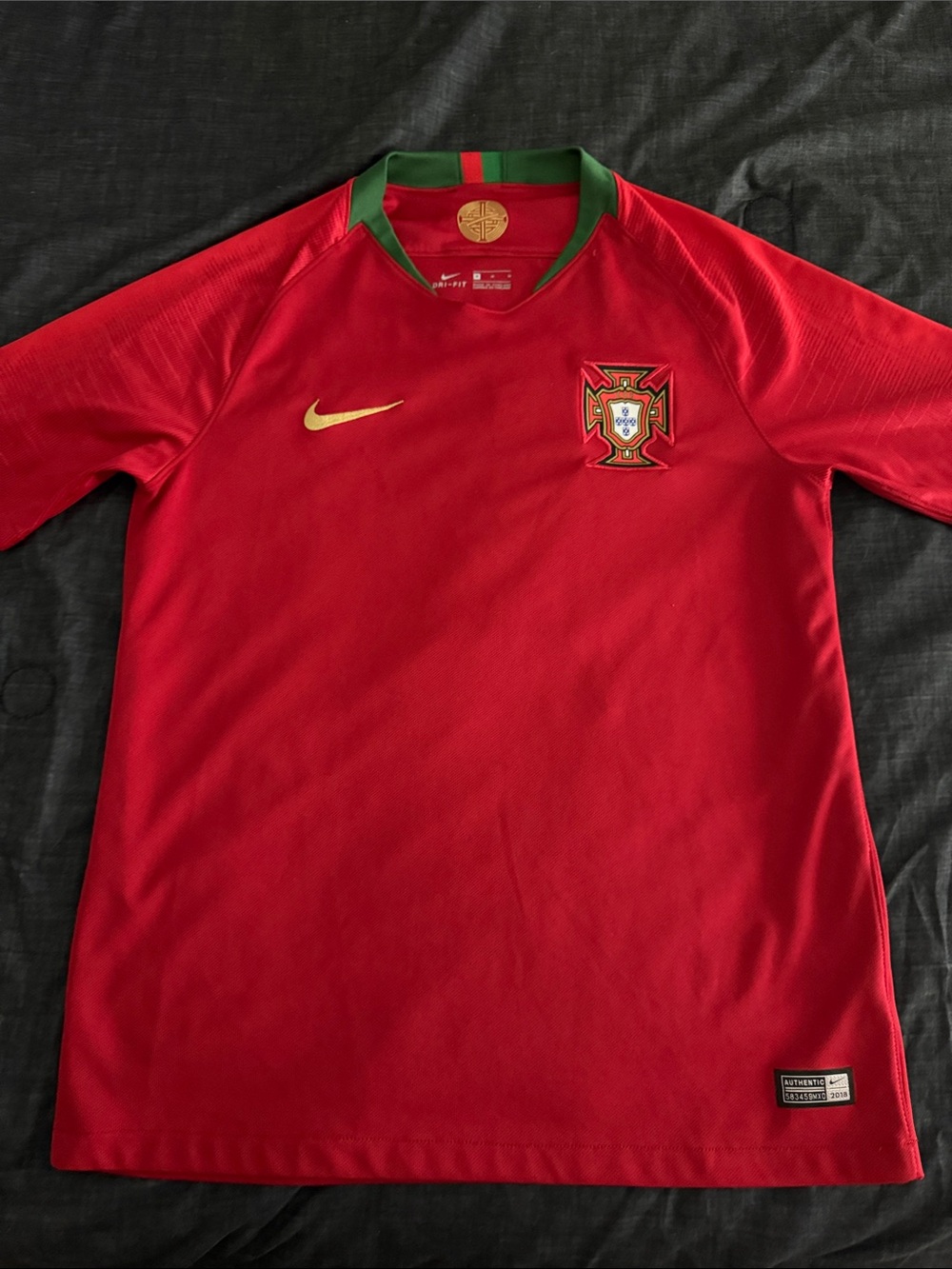 Portugal 🇵🇹 #7 Cristiano Ronaldo 2018 FIFA World Cup Home Nike Jersey - Picture 2 of 8